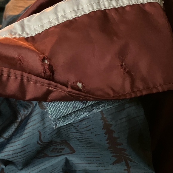 Columbia Retro Red and Blue Windbreaker - Picture 5 of 5